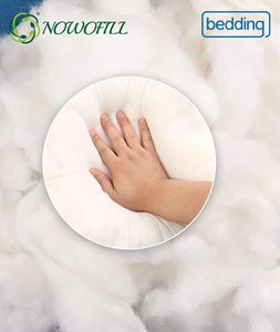 Almohada de material de relleno en bruto hueco virgen de poliéster 100% para uso doméstico/hotelero - Product Image 3