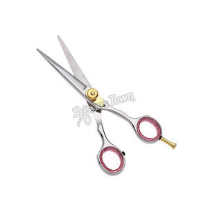 Ciseaux de coiffeur de salon professionnel lames tranchantes poignée ergonomique pour la coiffure - Product Image 2