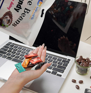 Best Selling Dai Long Coffee <b>Candy</b> Black Brown Sugar Free High Quality Tasty Hot Products Box Packaging Low Price Supply - Product Image 2