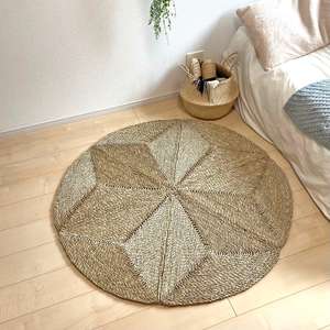 Alfombras modernas de rafia para sala de estar, alfombra decorativa ecológica para el hogar de Vietnam - Product Image 4