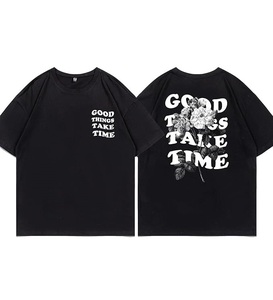 T-shirt décontracté surdimensionné à manches courtes pour hommes 100% coton avec design personnalisable à séchage rapide respirant Bangladesh vente en gros - Product Image 1