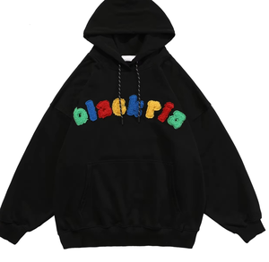 Solid Color Mens Hoodie Custom Oversized Fit Drop Shoulder Cotton Heavyweight Blank Style Men's Hoodies & Sweatshirts - Product Image 4