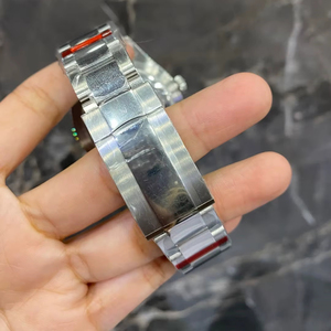 Montre-bracelet de luxe pour homme en acier inoxydable de haute qualité, mécanique, avec moissanite VVS, 40 mm, cadran en verre - Product Image 5