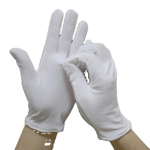 Guantes de trabajo de algodón suave blanco para manos secas, película de manejo, guantes de SPA, guantes ceremoniales de alta elasticidad, herramientas de limpieza del hogar - Product Image 3