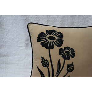 Soft Durable Square Size Decorative <b>Cushion</b> <b>Cover</b> With Personalized Logo Patchwork Design <b>Cushion</b> - Product Image 2