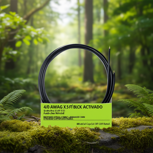 4/0 AWG X 5 Ft Black <b>Battery</b> <b>Cable</b>-Stranded Copper 600V Rated - Product Image 3