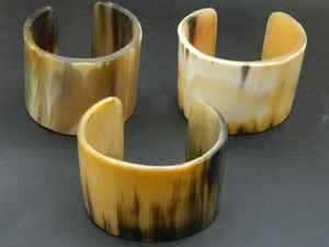 Nuevo diseño romántico Natural Buffalo Cow Ox Horn Bangles Ágata de la mejor calidad para bodas por Crescent Crafts - Product Image 3