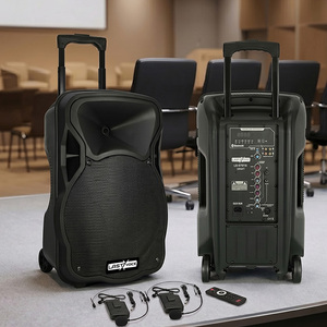 ลำโพงพกพา Lastvoice LS-P1915HH 1200W 15 นิ้ว พร้อมหูฟังไร้สาย 2 ชุด แบตเตอรี่ 5000-8000mAh รีโมทคอนโทรล - Product Image 1