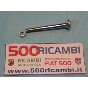 Pièces de carrosserie en plastique ABS neuves, clips pour pare-chocs avant et arrière, chromés, pour FIAT 500 D/F/R E 600 BULLONE, Generico - Product Image 1