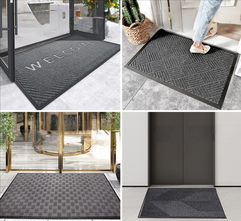 Zerbino In Gomma 45x75cm - Antiscivolo Per Interni Ed Esterni, Effetto Ghisa - Foto 8