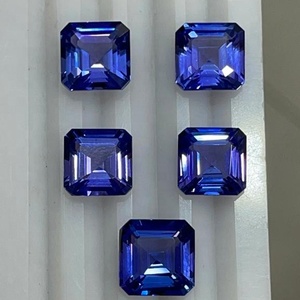 Collares de Joyería de Cristal Elegantes Hechos a Mano, Tanzanita Azul Real de la Mejor Calidad, Corte Ascher, Diseño de Piedras Preciosas Naturales, Producto al por Mayor - Product Image 1