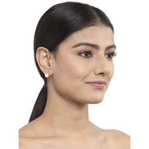 NOVAMART Fine Women's Cute Stud <b>Earrings</b> 925 Sterling Silver <b>Gold</b> Rhodium Plating for Swiss Zirconia Winged <b>Screw</b> <b>Back</b> Gift Girl - Product Image 4