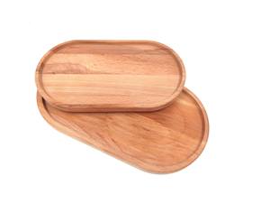 Planche à découper en bois de hêtre en gros, design ovale avec rainure pour le jus, planche à découper en bois durable pour cuisine professionnelle - Product Image 3