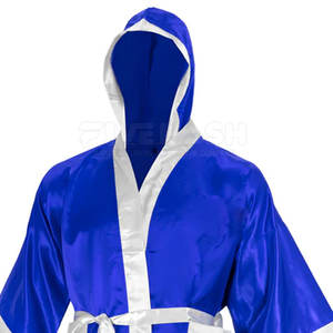 Batas de Boxeo con Capucha y Logotipo de Marca Personalizado |   Bata de boxeo larga con capucha - Product Image 6