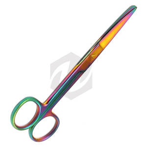 Ciseaux chirurgicaux droits, pointus ou émoussés, en acier inoxydable de haute qualité, multi-titane, instruments médicaux - Product Image 2