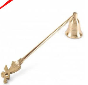 Meilleure vente d'éteignoir de bougie en acier inoxydable en métal doré avec longue poignée torsadée pour hôtel, maison et restaurant - Product Image 4