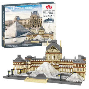 For Nanoblock Louvre Museum Pyramid <b>Miniatures</b> for Display or Collection - Product Image 1