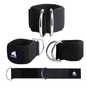 Sangles de cheville en nylon personnalisées pour hommes - Entraînement fitness antidérapant réglable portable de haute qualité confortable - Product Image 1