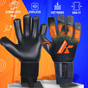Guantes de portero de fútbol para adulto con tecnología antideslizante Strong Grips Palms y ajuste ergonómico alemán - Product Image 3
