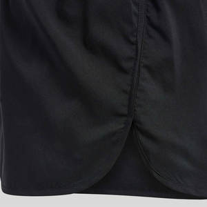 Pantalones cortos de gimnasio de cintura alta para hombre superventas patrón sólido estilo de calle logotipo personalizado cintura elástica transpirable calidad no tejida - Product Image 3