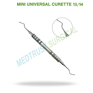 Cureta Universal Mini 13 14, Cureta Periodontal Dental, Instrumento de Acero Inoxidable. - Product Image 2