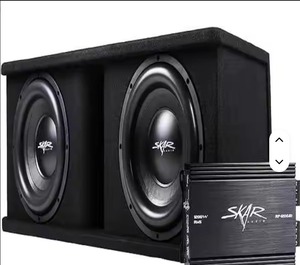 MEJOR OFERTA, NUEVO, Original, SkarZ Audio Sdr-2X12D4, Caja de Subwoofer con Puerto y Amplificadores Integrados, Doble Woofer de 12 Pulgadas y 2400 Vatios - Product Image 5