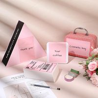 Étiquette d'Expédition Thermique Directe Adhésive Rose Réutilisable Étanche 4x6 pour l'Emballage