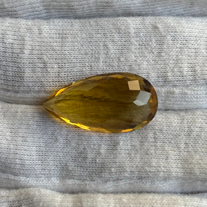 Inde Fabricant Direct Naturel Miel Quartz Facettes Poire Forme Lâche Gemme Brun Calibré Pierre pour la Fabrication de Bijoux - Product Image 6