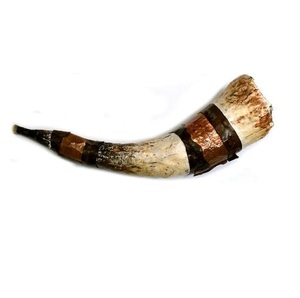 Cuerno para Beber Vikingo con Soporte de Cuero para Bodas, Hogar, Hotel, Vajilla de Alta Calidad, Accesorio de Cuerno - Product Image 6