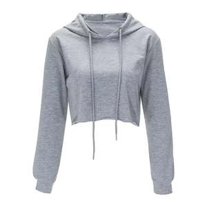 Sudadera Corta y Sudaderas de Tejido Grueso, Top Corto de Invierno, Sudaderas para Hombre, Personalizables, de Algodón, con Logotipo Frontal Extra Grande - Product Image 1