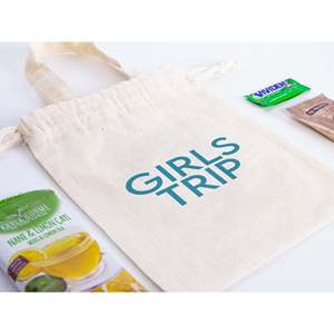 Bolsa de Regalo para Viajes de Chicas, Bolsa de Cumpleaños de Algodón Ecológica, Reutilizable y Reciclable - Product Image 2