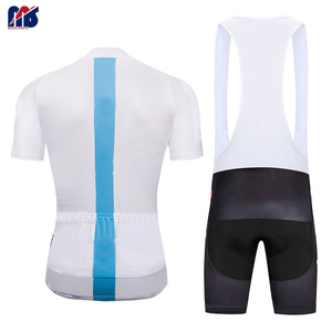 Diseño sublimado personalizado transpirable ciclismo Jersey y babero conjunto corto sublimación cantidad camisas Unisex personalizado Anti estilo - Product Image 5