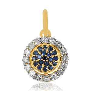 Luxury design gold plated 925 sterling silver green onyx white topaz multi gemstone detachable pendant necklace jewellery - Product Image 6