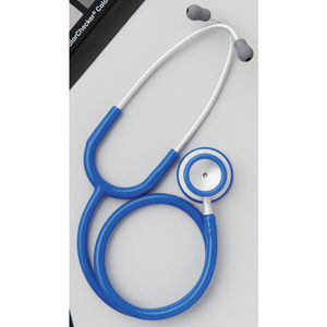 Couleur d'anneau coordonnée par couleur de stéthoscope en aluminium binaural léger et confortable - Product Image 4