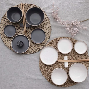 Assiette suspendue en herbe de mer fabriquée à la main au Vietnam pour une décoration murale élégante de la maison, mettant en valeur un savoir-faire de tissage raffiné - Product Image 6