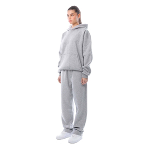 Survêtement d'hiver surdimensionné élégant, coupe confortable et motif uni, streetwear tendance - Product Image 2