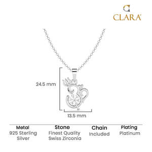 Compre Collares con Colgantes de Plata de Ley 925 para Hombres y Niños, Diseño Geométrico de Copo de Nieve, Rodio, Circonita, Diamante, Perla, Oro Rosa - Product Image 5