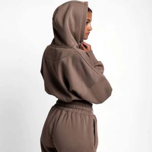 เสื้อฮู้ดสวมหัวขนแกะแขนยาวสำหรับผู้หญิงเสื้อฮู้ดแบบลำลองปิดด้านหน้าสำหรับฤดูหนาว - Product Image 4