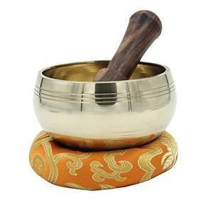 Bol chantant en bronze fait à la main pour la méditation, la guérison sonore et la pratique du yoga - Product Image 3