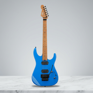Guitarra Eléctrica SBS USA con Pastillas Alnico II Overwound, Cuerpo de Aliso Sólido, Mástil de Arce Tostado, Floyd Rose CS260, Acero - Product Image 1