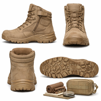 Chaussures tactiques d'extérieur pour hommes, imperméables, durables, légères, respirantes, bottes pour la randonnée, l'entraînement et le travail