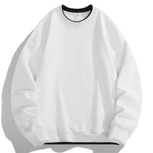 2026 coton personnalisé marque hommes sweat imprimé unisexe blanc sweat luxe hommes sweat 400gsm - Product Image 5