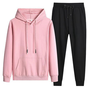 Survêtement Fabricant Contraste Couleur Hoodies Coupe-Vent Jogging Costumes survêtement pour hommes avec personnalisation - Product Image 1