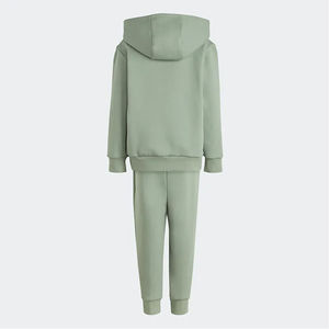 ชุดวอร์มผ้าคอตตอนใส่สบายพิมพ์โลโก้ส่วนตัวพร้อมฮู้ดและกางเกงจ็อกเกอร์สำหรับเด็กออกแบบได้ตามต้องการ - Product Image 5