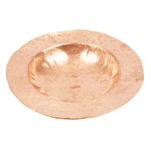 Design fabuleux bol de service de nourriture de ramadan bol en cuivre de grande qualité pour table à manger bol en cuivre décoratif de service de nourriture - Product Image 1