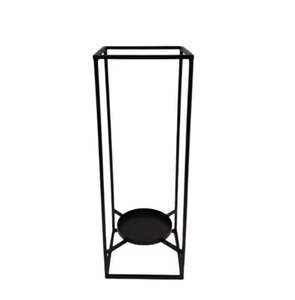 Décoration de noël verre fer luxe bougie pilier titulaire feuille d'argent fini Design moderne bougeoir à la main personnaliser - Product Image 5