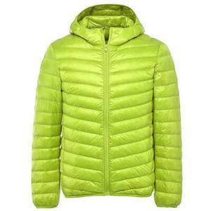 Wholesale Lightweight Waterproof Polyester Nylon Hooded Puffer Jacket for <b>Men's</b> Custom Logo High Street <b>Man</b> <b>Coat</b> Winter Clothing - Product Image 4