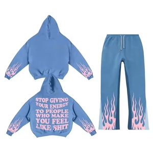 Survêtements d'hiver pour hommes en coton 100% respirant, fabriqués en usine, avec couleurs et logo personnalisés, haute qualité - Product Image 4