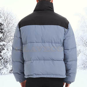 Fabricación de fábrica Ropa de invierno Burbuja Chaqueta de invierno Ropa Tallas grandes Hombres Chaqueta de burbuja - Product Image 3