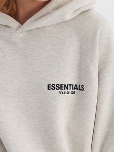 Sweat à capuche unisexe essentiel personnalisé 100% coton French Terry de haute qualité en polaire d'hiver avec logo frontal Coupe ample pour hommes - Product Image 2